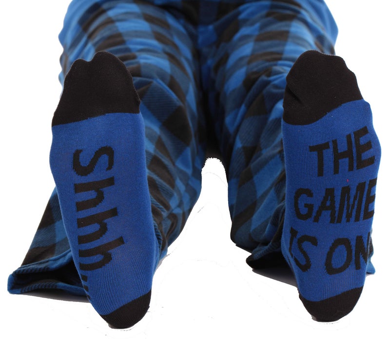 #followme Mens Microfleece Pajama Pants Set with Socks 44938-1C-XL - Image 4